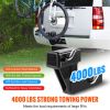 VEVOR Trailer Hitch Riser, for 2" Receiver with 6" Rise/Drop, Trailer Receiver Hitch Extender Extension Adapter, 7" and 9" Extension Length