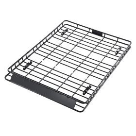 VEVOR Roof Rack Basket, 64 x 50 x 4.1 in, Universal Rooftop Cargo Carrier with Two 35.4 x 39.4 in Cargo Net,150 lbs Max Car Top Luggage Holder