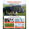 Large SUV Tent for 5 9 Person, 10.6 x 8 FT All-Season SUV Tailgate Tent with Ventilated Door & Mesh Windows