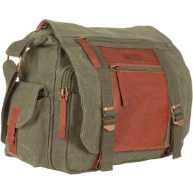 DELUXE CONCEALED-CARRY MESSENGER BAG (Option: Vintage Olive D)
