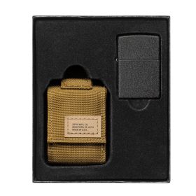 ZIPPO MODULAR POUCH AND CRACKLE LIGHTER (Option: Coyote)
