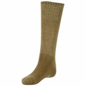 COTTON CUSHION SOLE SOCK (Option: Coyote L (Sz. 10-13))