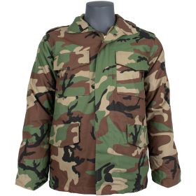 M65 FIELD JACKET W/LINER - WODDLAND CAMO (Option: L)
