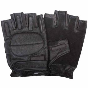 HALF FINGER RAPPELLING  GLOVE (Option: Black L)