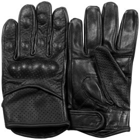 LOW-PROFILE HARD KNUCKLE GLOVES (Option: Black S)